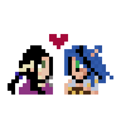 Vaste &amp; Yugiri affection sprites